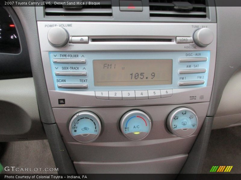 Desert Sand Mica / Bisque 2007 Toyota Camry LE V6