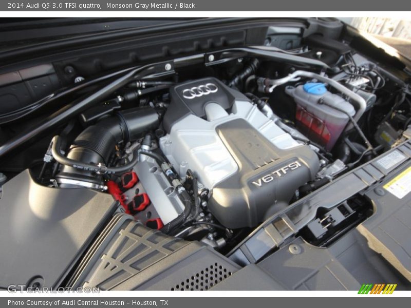 Monsoon Gray Metallic / Black 2014 Audi Q5 3.0 TFSI quattro