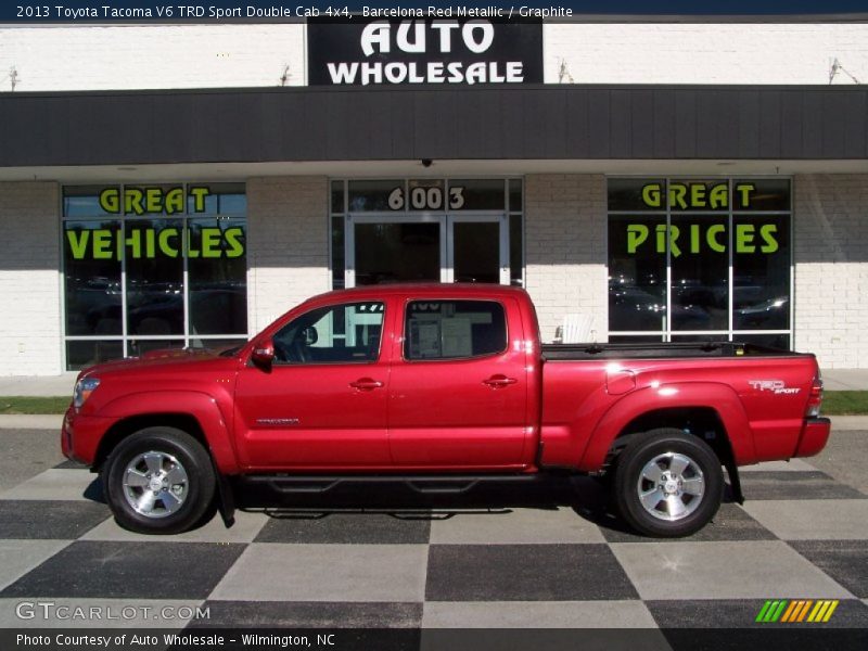 Barcelona Red Metallic / Graphite 2013 Toyota Tacoma V6 TRD Sport Double Cab 4x4