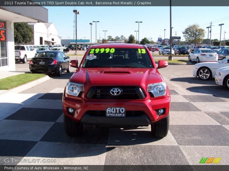 Barcelona Red Metallic / Graphite 2013 Toyota Tacoma V6 TRD Sport Double Cab 4x4