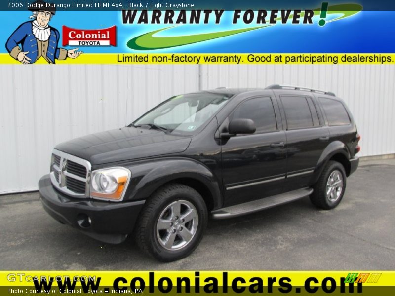 Black / Light Graystone 2006 Dodge Durango Limited HEMI 4x4