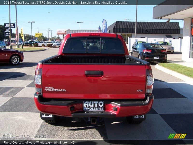 Barcelona Red Metallic / Graphite 2013 Toyota Tacoma V6 TRD Sport Double Cab 4x4