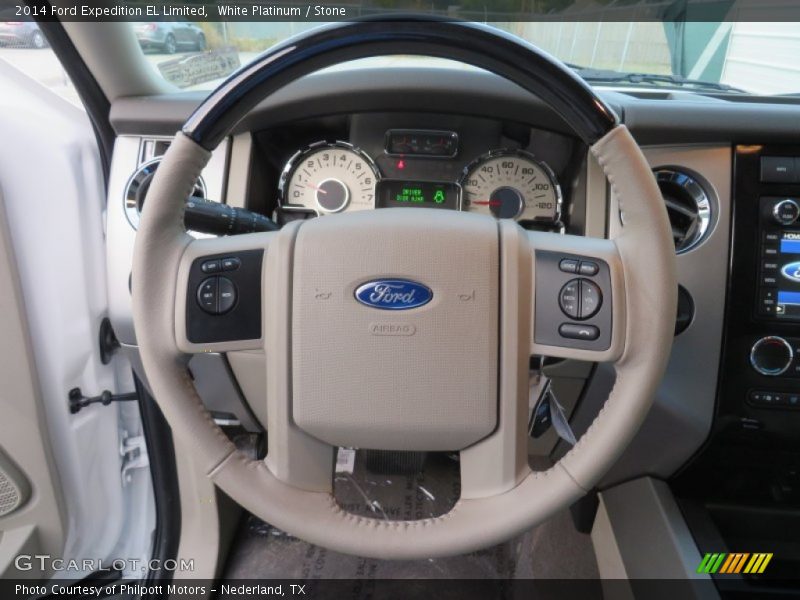 White Platinum / Stone 2014 Ford Expedition EL Limited