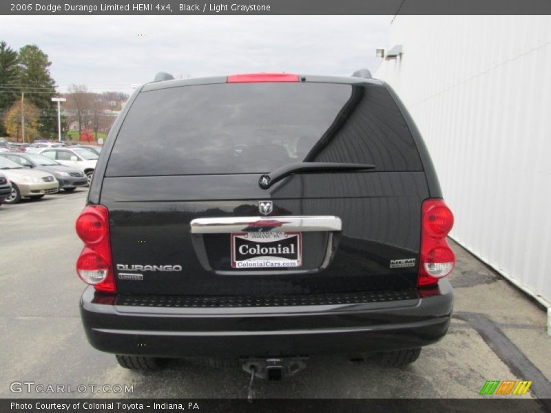Black / Light Graystone 2006 Dodge Durango Limited HEMI 4x4