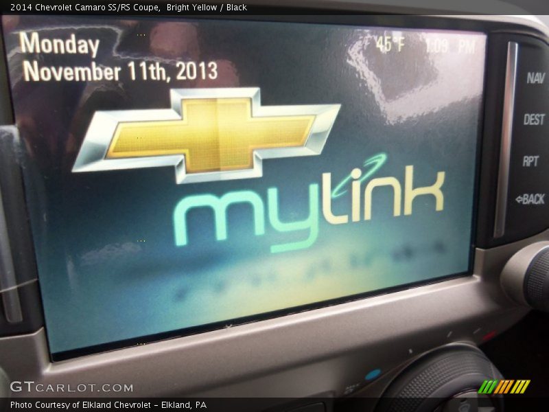 Bright Yellow / Black 2014 Chevrolet Camaro SS/RS Coupe