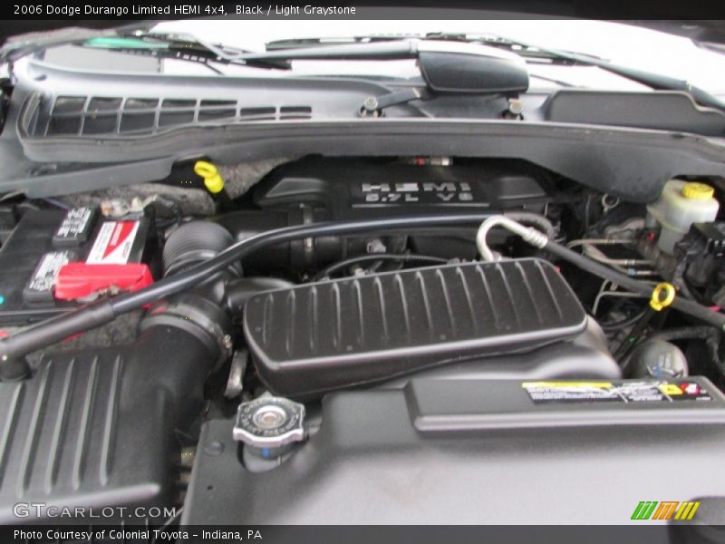 Black / Light Graystone 2006 Dodge Durango Limited HEMI 4x4