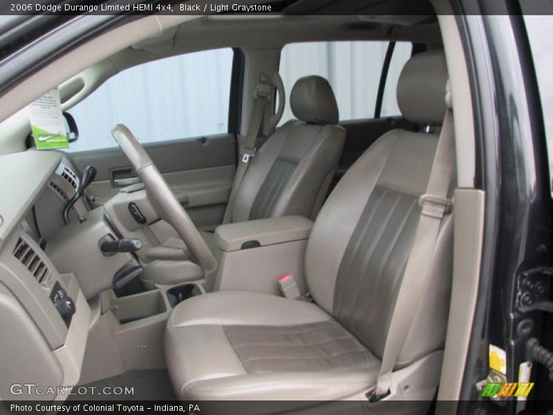 Black / Light Graystone 2006 Dodge Durango Limited HEMI 4x4