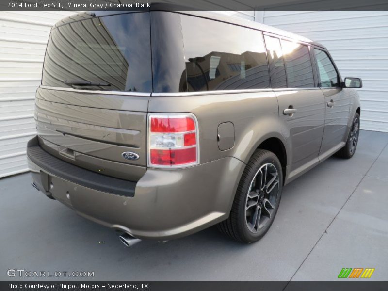 Mineral Gray / Charcoal Black 2014 Ford Flex SEL