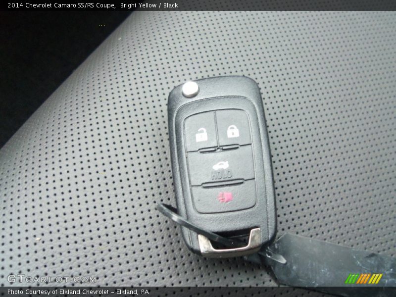 Bright Yellow / Black 2014 Chevrolet Camaro SS/RS Coupe