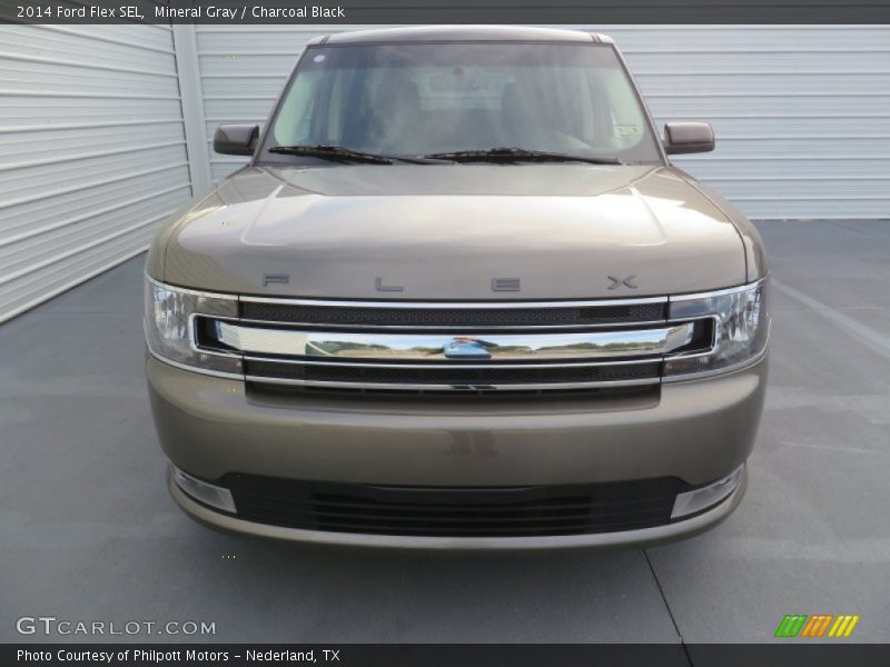 Mineral Gray / Charcoal Black 2014 Ford Flex SEL