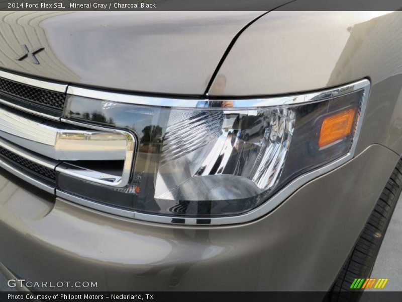 Mineral Gray / Charcoal Black 2014 Ford Flex SEL