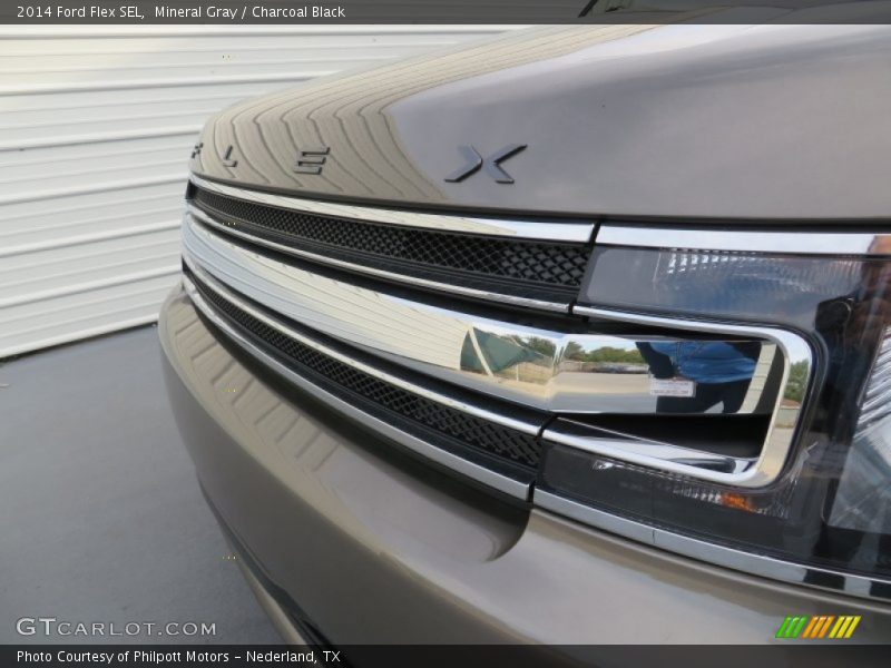 Mineral Gray / Charcoal Black 2014 Ford Flex SEL