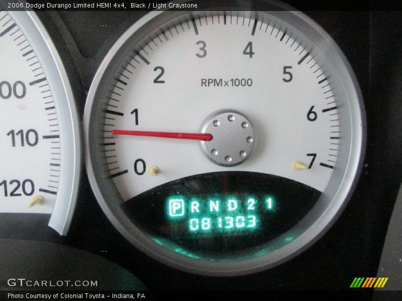 Black / Light Graystone 2006 Dodge Durango Limited HEMI 4x4
