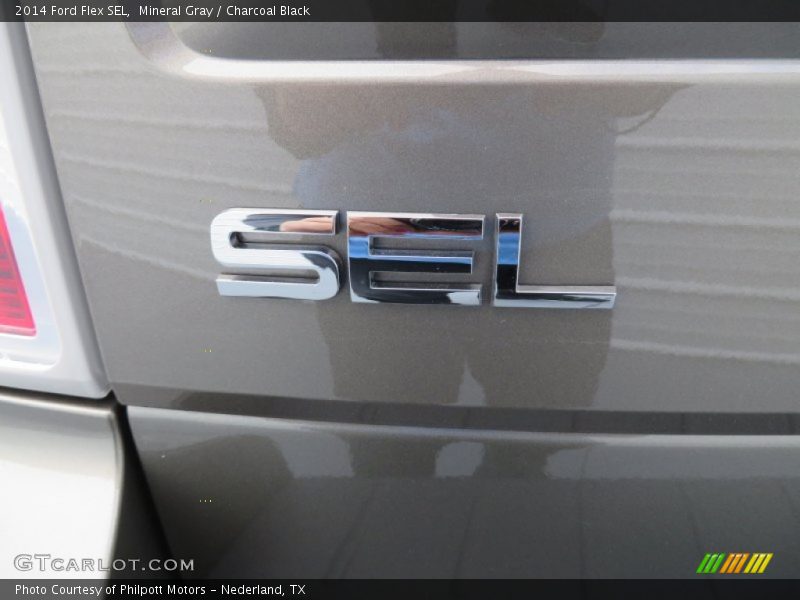 Mineral Gray / Charcoal Black 2014 Ford Flex SEL