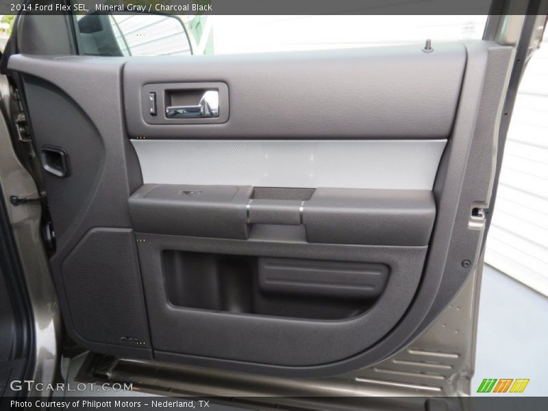 Mineral Gray / Charcoal Black 2014 Ford Flex SEL