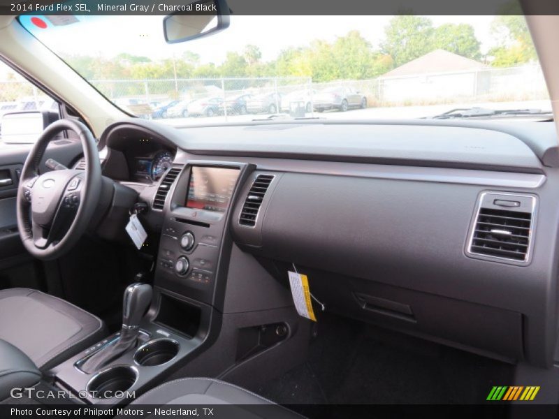 Mineral Gray / Charcoal Black 2014 Ford Flex SEL