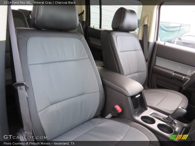 Mineral Gray / Charcoal Black 2014 Ford Flex SEL