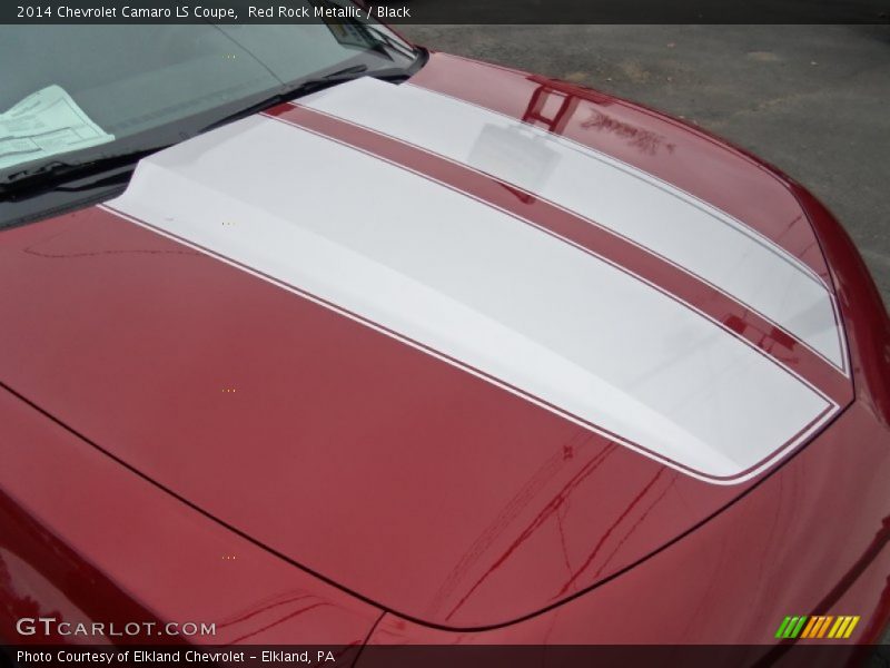 Red Rock Metallic / Black 2014 Chevrolet Camaro LS Coupe