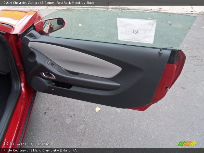 Red Rock Metallic / Black 2014 Chevrolet Camaro LS Coupe