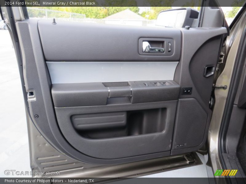 Mineral Gray / Charcoal Black 2014 Ford Flex SEL