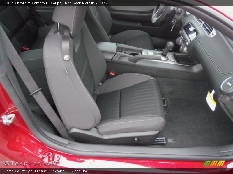 Red Rock Metallic / Black 2014 Chevrolet Camaro LS Coupe