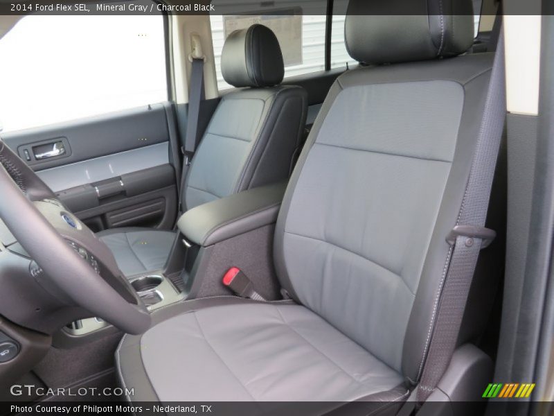 Mineral Gray / Charcoal Black 2014 Ford Flex SEL