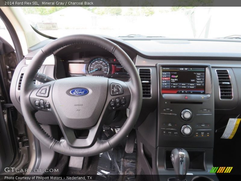 Mineral Gray / Charcoal Black 2014 Ford Flex SEL