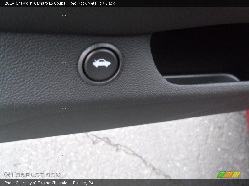 Red Rock Metallic / Black 2014 Chevrolet Camaro LS Coupe