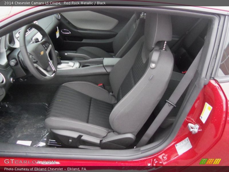 Red Rock Metallic / Black 2014 Chevrolet Camaro LS Coupe