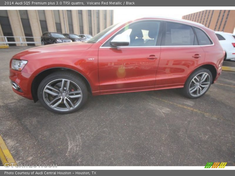 Volcano Red Metallic / Black 2014 Audi SQ5 Premium plus 3.0 TFSI quattro