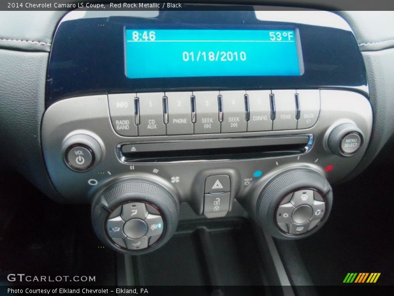 Red Rock Metallic / Black 2014 Chevrolet Camaro LS Coupe