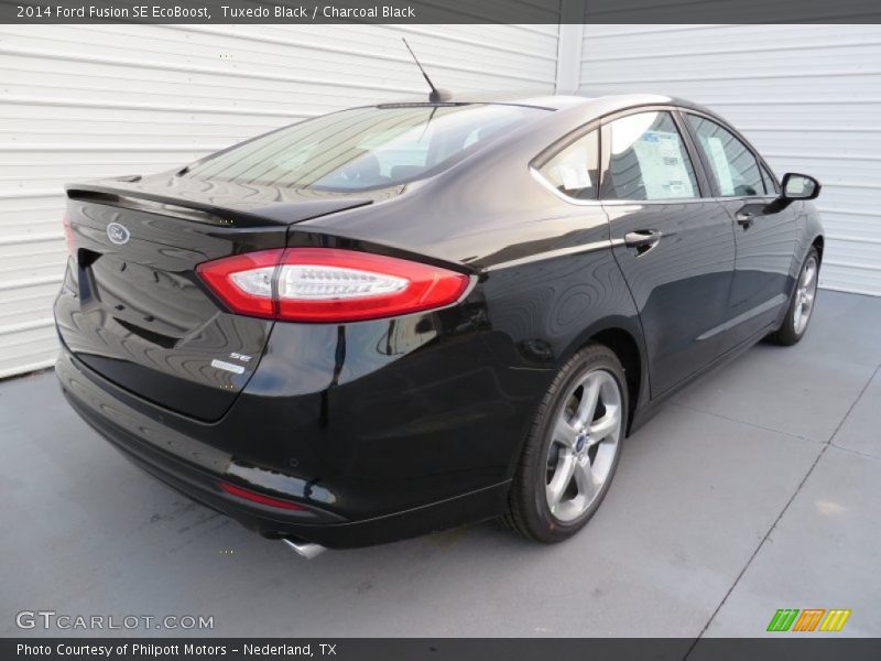 Tuxedo Black / Charcoal Black 2014 Ford Fusion SE EcoBoost