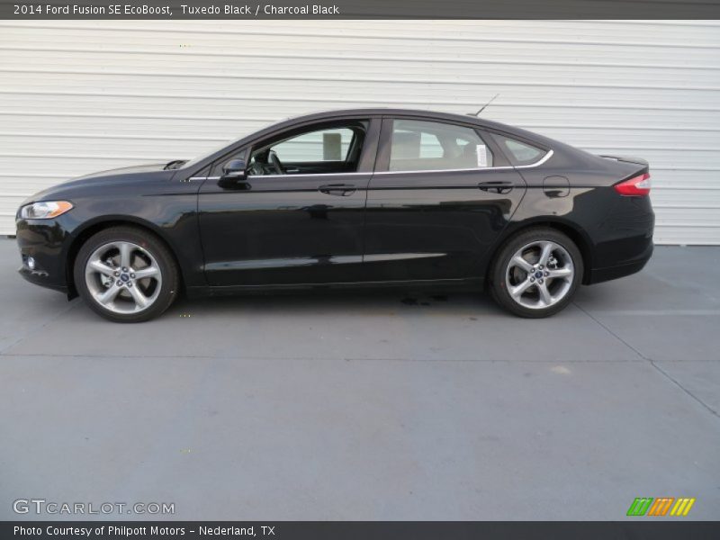 Tuxedo Black / Charcoal Black 2014 Ford Fusion SE EcoBoost