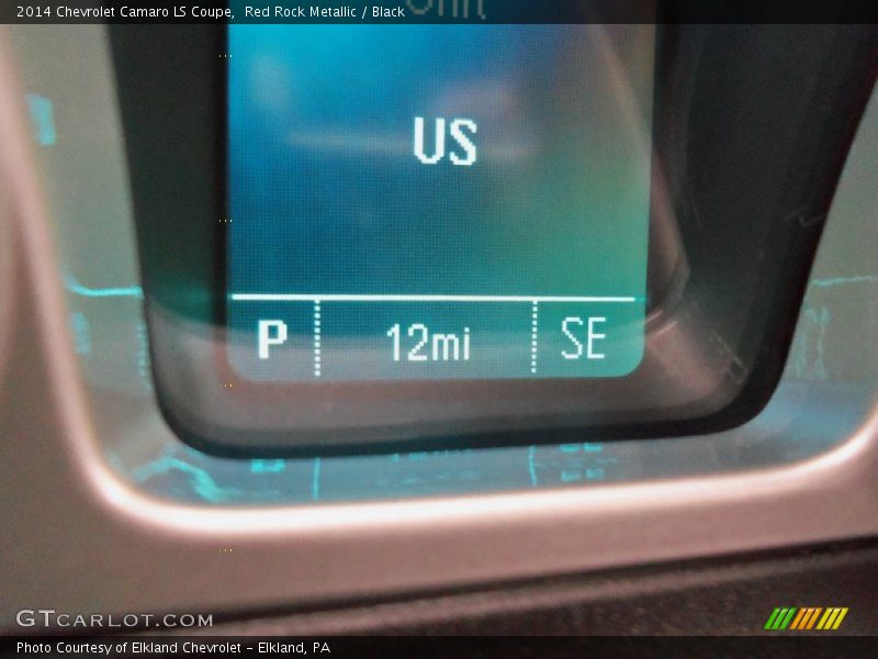 Red Rock Metallic / Black 2014 Chevrolet Camaro LS Coupe