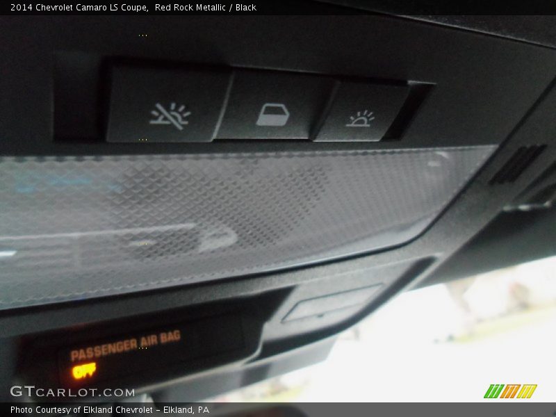 Red Rock Metallic / Black 2014 Chevrolet Camaro LS Coupe