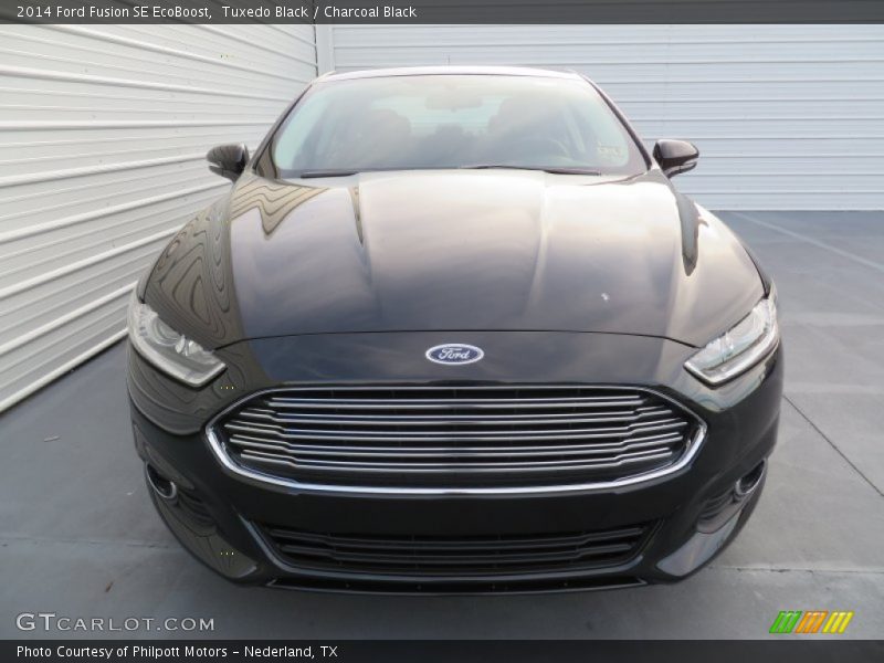 Tuxedo Black / Charcoal Black 2014 Ford Fusion SE EcoBoost