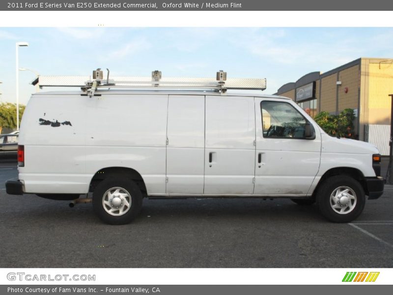 Oxford White / Medium Flint 2011 Ford E Series Van E250 Extended Commercial