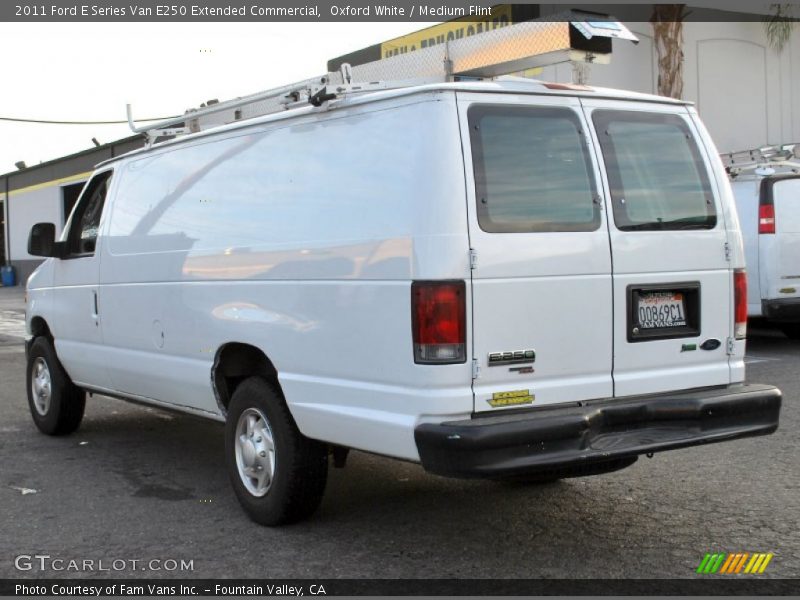 Oxford White / Medium Flint 2011 Ford E Series Van E250 Extended Commercial