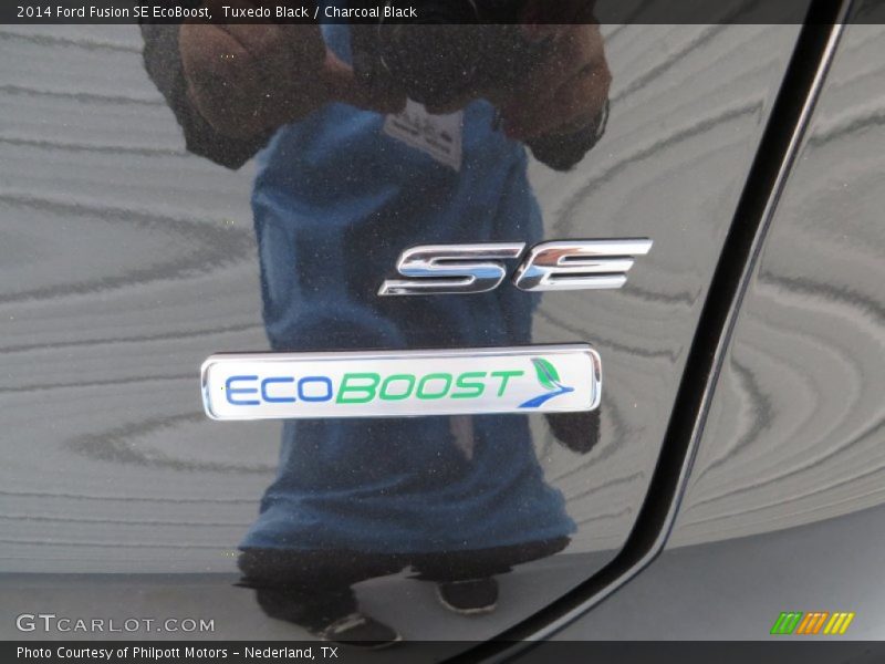 Tuxedo Black / Charcoal Black 2014 Ford Fusion SE EcoBoost