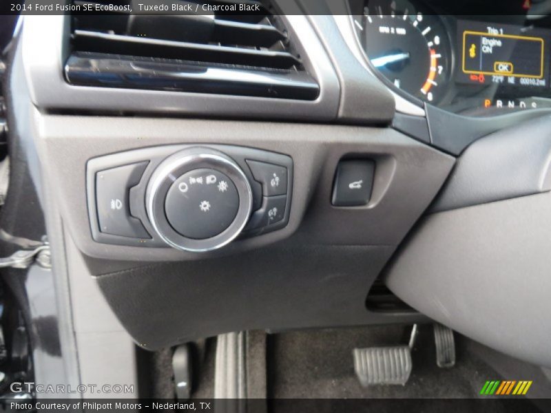 Tuxedo Black / Charcoal Black 2014 Ford Fusion SE EcoBoost