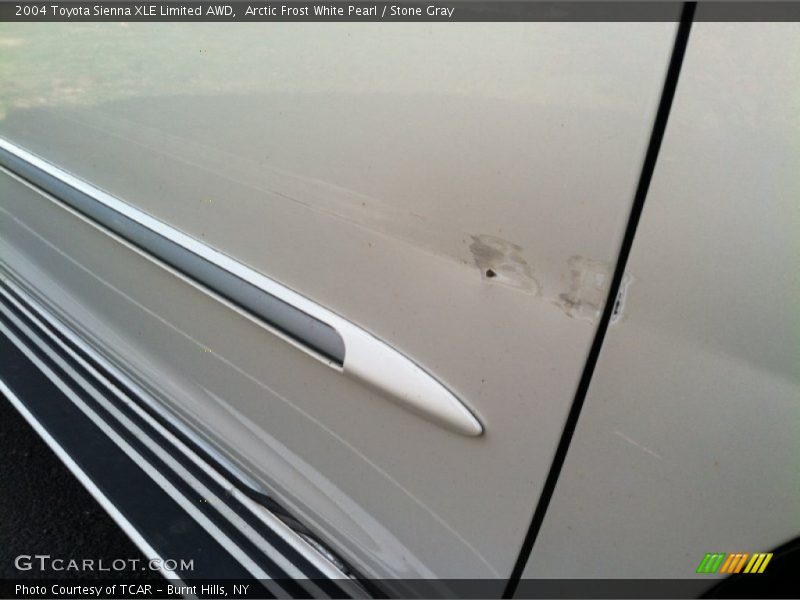 Arctic Frost White Pearl / Stone Gray 2004 Toyota Sienna XLE Limited AWD