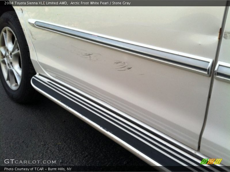 Arctic Frost White Pearl / Stone Gray 2004 Toyota Sienna XLE Limited AWD