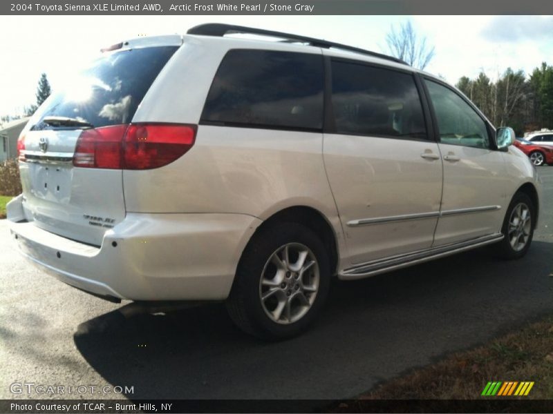 Arctic Frost White Pearl / Stone Gray 2004 Toyota Sienna XLE Limited AWD