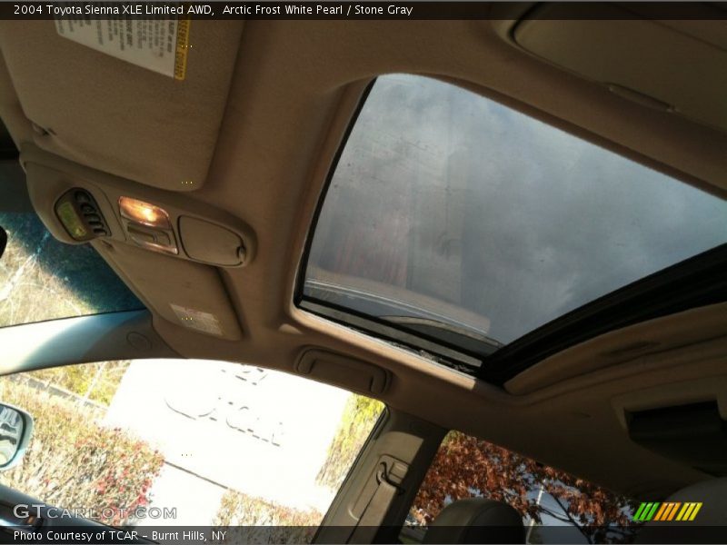 Arctic Frost White Pearl / Stone Gray 2004 Toyota Sienna XLE Limited AWD