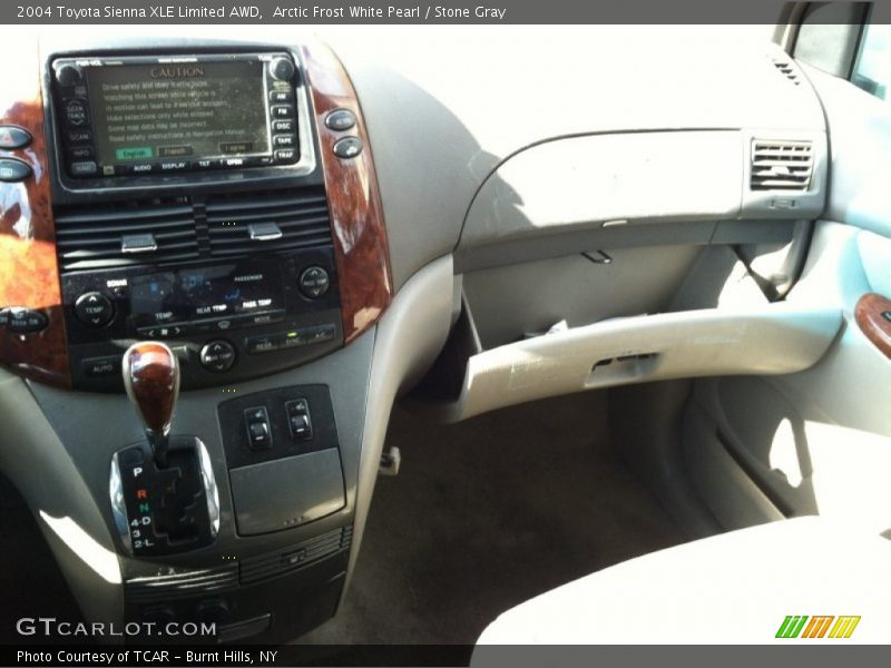 Arctic Frost White Pearl / Stone Gray 2004 Toyota Sienna XLE Limited AWD