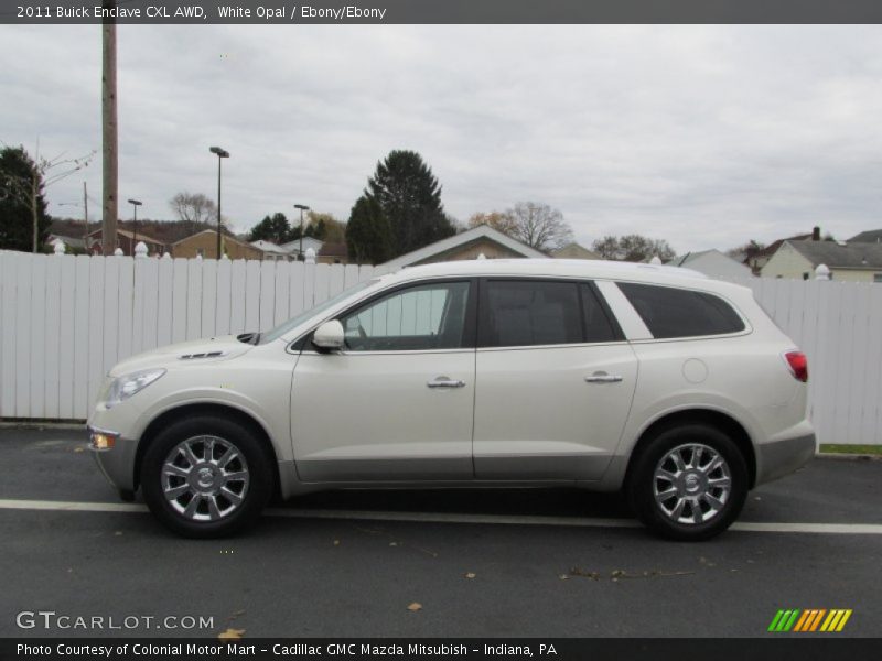 White Opal / Ebony/Ebony 2011 Buick Enclave CXL AWD