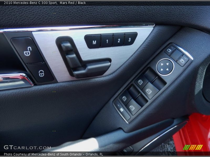 Mars Red / Black 2010 Mercedes-Benz C 300 Sport