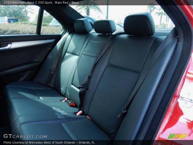 Mars Red / Black 2010 Mercedes-Benz C 300 Sport