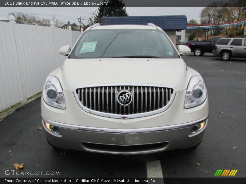 White Opal / Ebony/Ebony 2011 Buick Enclave CXL AWD