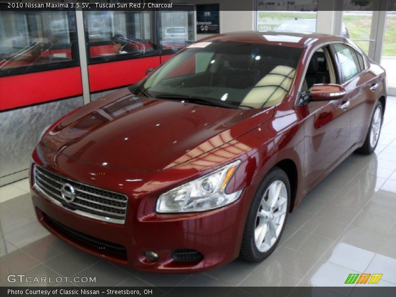 Tuscan Sun Red / Charcoal 2010 Nissan Maxima 3.5 SV